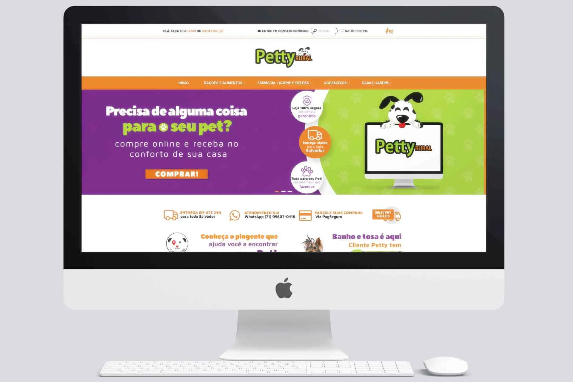 Loja virtual de produtos agropecuários Petty Rural