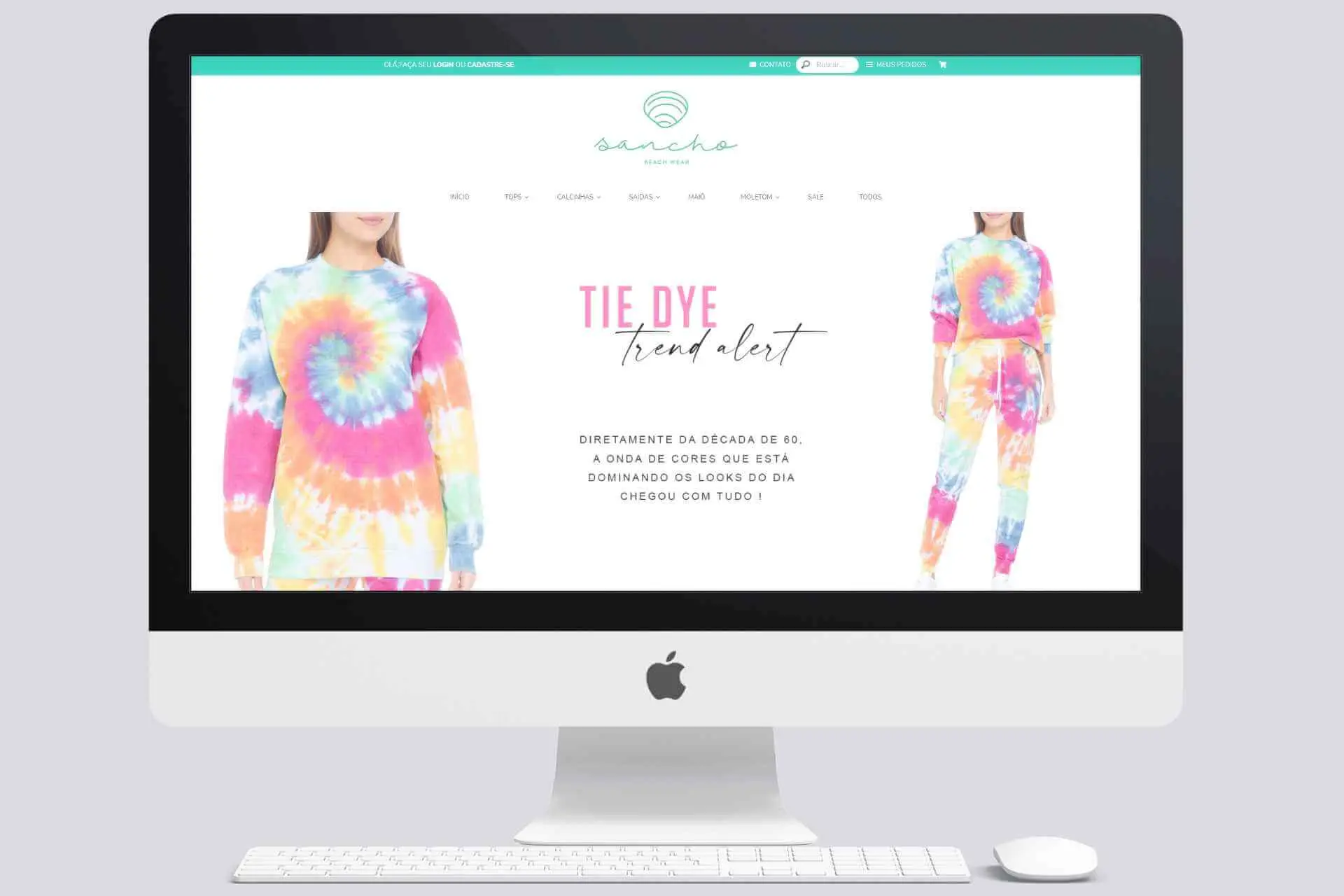 Loja virtual de moda praia Sancho Beach Wear na plataforma Iluria