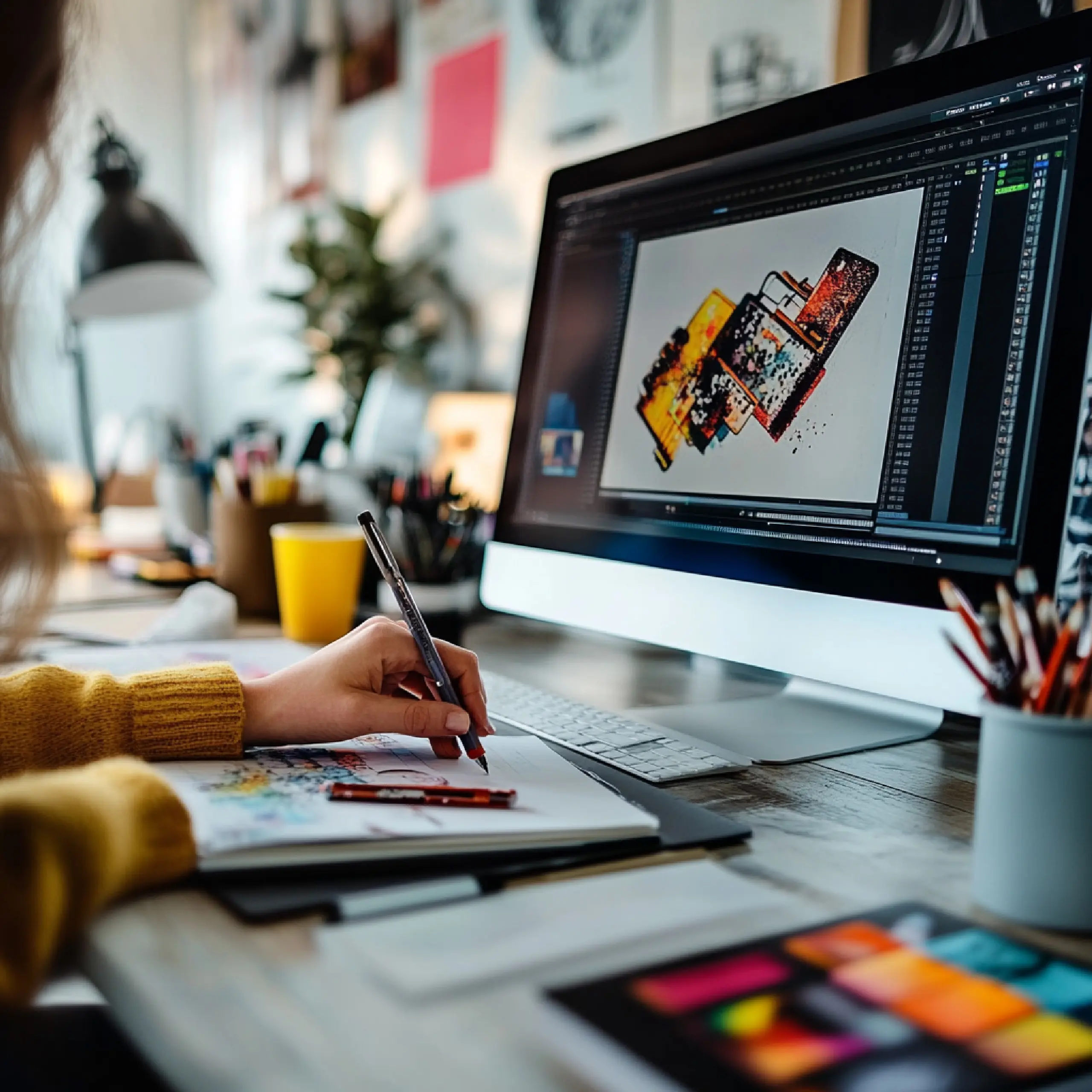 Portfólio de Design e Criação da Agência Rollin — Identidade Visual, Branding e Peças Publicitárias